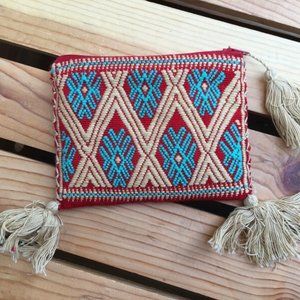 Handmade Embroidered Mexican Coin Purse